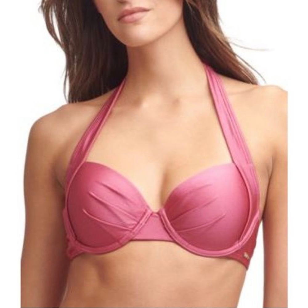 CK 2pc Convertible Strap Underwire Bikini Top & matching Hipster Bikini Bottom